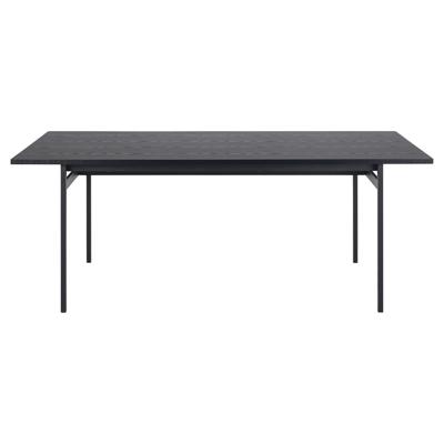 Bendt Eettafel 'Mick' 200 x 90cm, kleur Zwart Bendt Eettafel 'Mick' 200 x 90cm, kleur Zwart