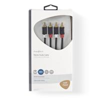 Nedis Stereo-Audiokabel | 2x RCA Male | 2x RCA Male | 10 m | 1 stuks - CABW24200AT100 CABW24200AT100 - thumbnail