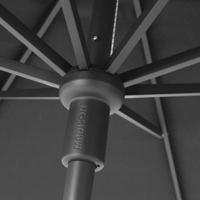 Grote Parasol Paros II 3M A Tilt Grijs van Madison - thumbnail