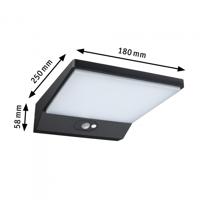 Paulmann 94332 Buitenlamp (wand) LED LED vast ingebouwd Donkergrijs - thumbnail