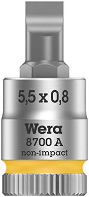 Wera 8700 A FL 05003320001 Plat Dopsleutel-bitinzet Houderfunctie 6.3 mm 1/4 5.5 mm 5.5 mm 1/4 (6,3 mm)