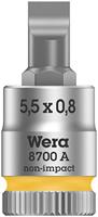 Wera 8700 A FL 05003320001 Plat Dopsleutel-bitinzet 5.5 mm 1/4 (6.3 mm) - thumbnail