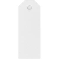 Creativ Company Manilla-labels, afm 3x8 cm, 220 gr, wit, 20 stuk/ 1 doos - thumbnail