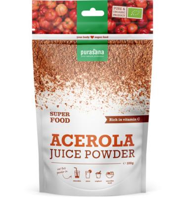 Purasana Vegan Acerola Juice Powder Purasana Vegan Acerola Juice Powder