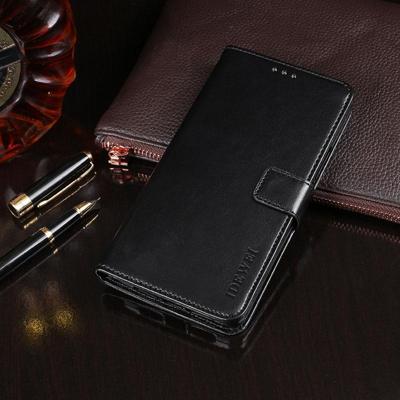 Voor OPPO AX5 idewei Crazy Horse Texture Horizontale Flip Lederen Case met Holder & Card Slots & Wallet(Zwart) Voor OPPO AX5 idewei Crazy Horse Texture Horizontale Flip Lederen Case met Holder & Card Slots & Wallet(Zwart)