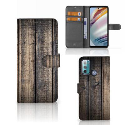Motorola Moto G60 | Book Style Case | Steigerhout