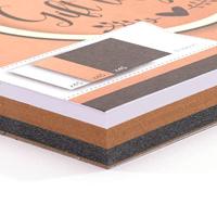 Florence • labelblok 216g wit zwart kraft 135x - thumbnail