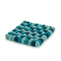 CILIO - Pannenonderzetter - Onderzetter 21x21cm Azzurro - thumbnail