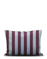 Essenza Minte Stripe Mauve wine - Ice blue Kussensloop - thumbnail