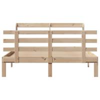 Bedframe met hoofdbord massief grenenhout 120x190 cm - thumbnail