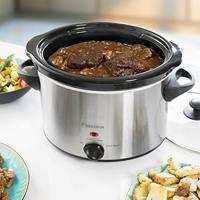 Bestron ASC350 Slowcooker RVS/Zwart - thumbnail