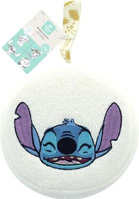 Geborduurde Disney®-babyspons met Stitch-hoofd ecru Geborduurde Disney®-babyspons met Stitch-hoofd ecru