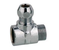 Kirchhoff Messing knelkoppeling T-stuk, chroom, 1/2"ER x 10 mm x 1/2"ET - 989128148 - thumbnail
