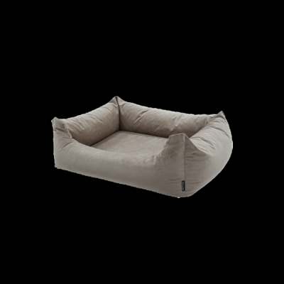 Madison Velours Dog Bed Taupe S
