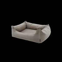 Madison Velours Dog Bed Taupe S - thumbnail