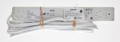 Hama STEKKERDOOS 6-VOUDIG MET SCHAKELAAR 5 METER Desktop accessoire Wit - thumbnail