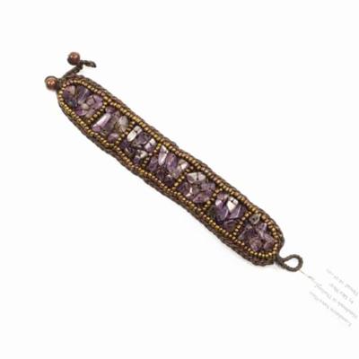 Armband Gehaakt Halfedelsteen 18 - 19 cm (Model 5) Armband Gehaakt Halfedelsteen 18 - 19 cm (Model 5)