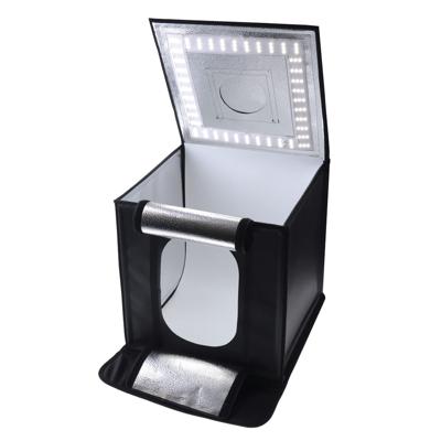 Caruba Portable fotostudio met geïntegreerd LED-licht - 40x40x40cm - Dimbaar Caruba Portable fotostudio met geïntegreerd LED-licht - 40x40x40cm - Dimbaar
