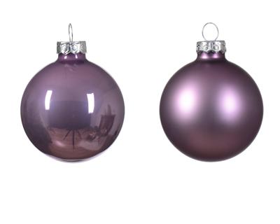 Kerstbal glas d6 cm klila ass 10st kerst Decoris - Decoris Kerstbal glas d6 cm klila ass 10st kerst Decoris - Decoris