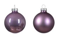 Kerstbal glas d6 cm klila ass 10st kerst Decoris - Decoris - thumbnail