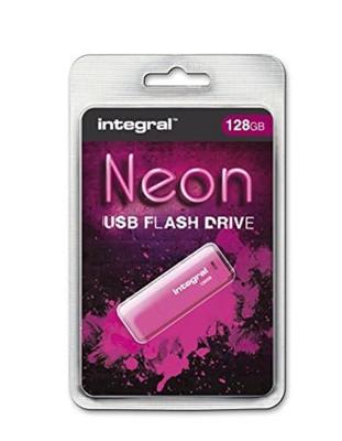 Integral Neon USB 2.0 stick, 16 GB, roze