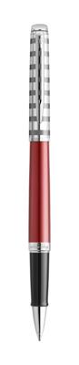Waterman roller Hémisphère Deluxe Red met palladium detail