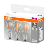 OSRAM HOMELIGHTING 4058075819290 LED-lamp Energielabel E (A - G) E27 Peer 7 W = 60 W Warmwit (Ø x l) 60.0 mm x 105.0 mm 3 stuk(s) - thumbnail