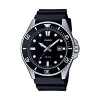 Horloge Heren Casio MDV-107D-1A1VEF Zwart Zilverkleurig (Ø 46 mm) - thumbnail