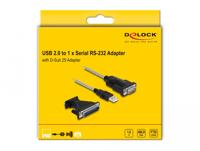 Delock USB 2.0 naar RS-232 D-Sub 9 adapter, 1.8 m. - thumbnail