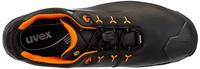 uvex 2 MACSOLE® 6522241 Veiligheidsschoenen ESD S3 Schoenmaat (EU): 41 Zwart, Oranje 1 paar - thumbnail