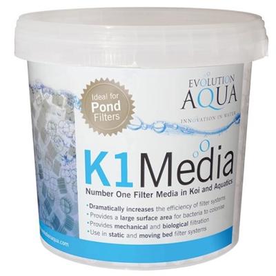 Evolution Aqua K1 Medium 1L - Zelfreinigende Filtermedia voor Kraakheldere Vijvers