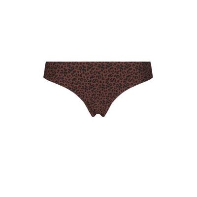 HEMA string met panterprint donkerrood/zwart HEMA string met panterprint donkerrood/zwart