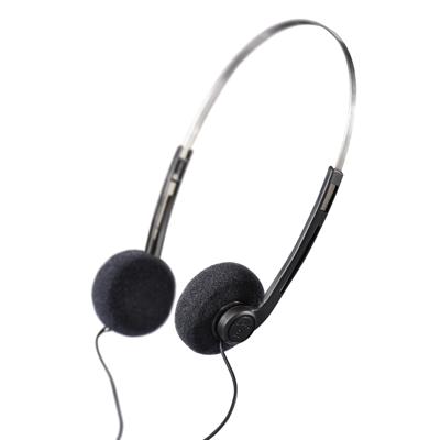 Hama Basic 4 Muziek Bedrade Hoofdtelefoon, Over-Ear, 2m Lange Kabel, Zwart