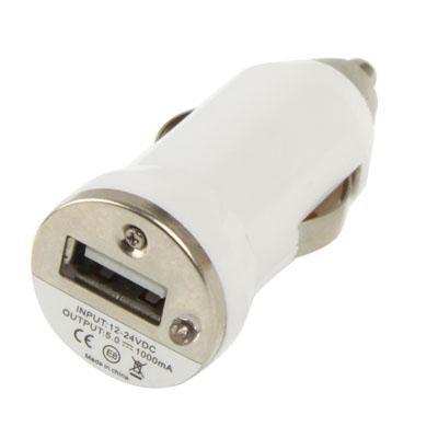 Universele Autolader Auto Lader USB Wit
