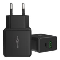 Ansmann home charger hc218pd zwart 18w - thumbnail