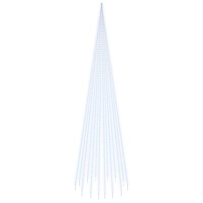 VidaXL Vlaggenmast kerstboom 1134 led's koudwit 800 cm VidaXL Vlaggenmast kerstboom 1134 led's koudwit 800 cm