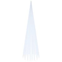 VidaXL Vlaggenmast kerstboom 1134 led&apos;s koudwit 800 cm - thumbnail
