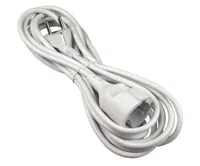 Verlengkabel 3 meter 3 x 1.0 mm2 wit randaarde - thumbnail