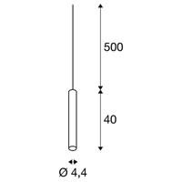 SLV FITU 1002562 Hanglamp E27 60 W Wit - thumbnail