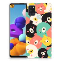 Samsung Galaxy A21s Telefoonhoesje met Naam Bears - thumbnail
