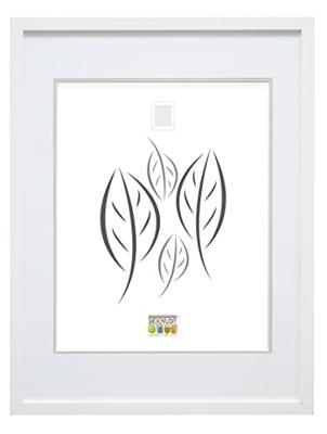 Deknudt Fotokader in wit met passe-partout 20x30 S43AK1
