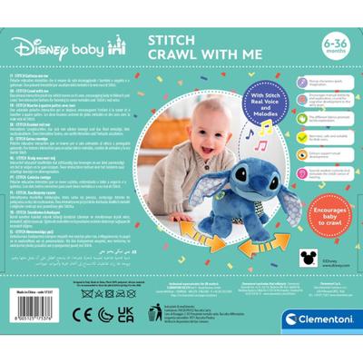 Clementoni baby disney stitch kruipende interactieve knuffel Clementoni baby disney stitch kruipende interactieve knuffel