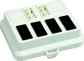 ATTEMA 6065 DEKSEL AK2 GS met 4 GST18® aansluitingen zwart 2 aansluitingen GST18 wit