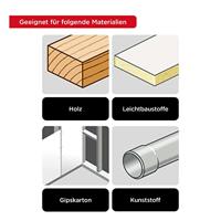 kwb 599077 Gatenzaagset 7-delig 25 mm, 32 mm, 38 mm, 45 mm, 50 mm, 58 mm, 63 mm 1 stuk(s) - thumbnail