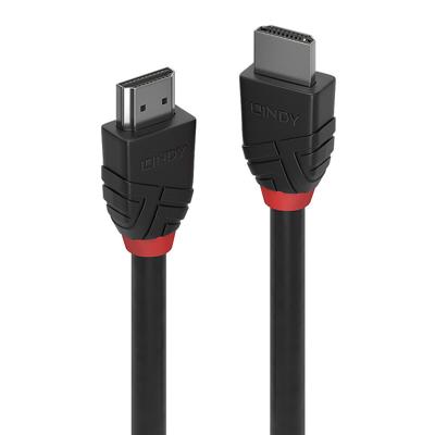 LINDY 36770 HDMI-kabel HDMI Aansluitkabel HDMI-A-stekker 0.50 m Zwart 8K UHD LINDY 36770 HDMI-kabel HDMI Aansluitkabel HDMI-A-stekker 0.50 m Zwart 8K UHD
