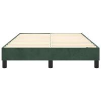 Boxspringframe fluweel donkergroen 120x200 cm - thumbnail