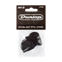 Dunlop 47PXLS Jazz III XL Stiffo 1.38mm Plectrum Zwart 6-Pack - thumbnail