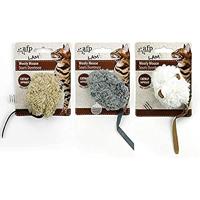 Afp wooly mouse lamswol met piep en catnip assorti - thumbnail