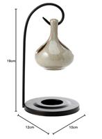 Druppelvormige Hangende Geurbrander met keramiek houder - thumbnail