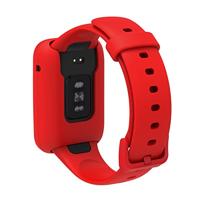 Siliconen sportbandje met case - Rood - Xiaomi Smart band 7 Pro - thumbnail